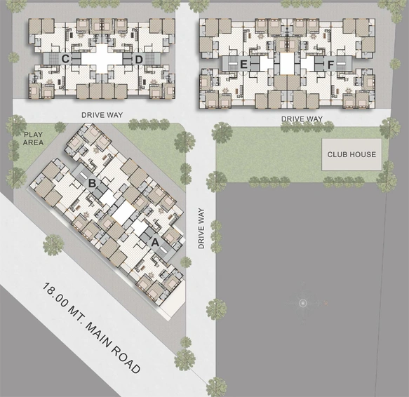 Master Plan of Vihal Aranya in Harni, Vadodara - Image 83701