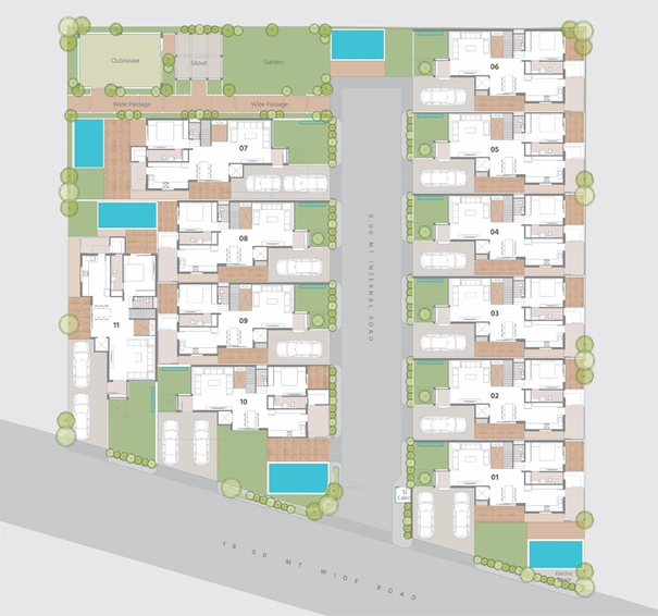 Master Plan of Vihal Aranya 11 in Chhani, Vadodara - Image 83709