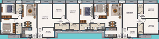 Floor Plan of Mayfair The View in Vikhroli West, Mumbai - Image 26883