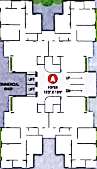 Floor Plan of Seventh Paradise in Gota, Ahmedabad - Image 83572