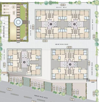 Master Plan of Seventh Parisar in Gota, Ahmedabad - Image 83581