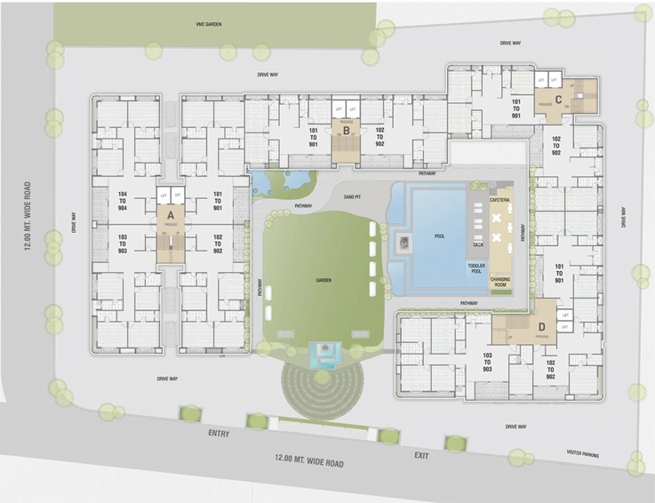 Master Plan of Vihal Aranya 99 in Vemali, Vadodara - Image 83725