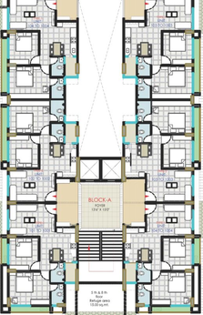 Floor Plan of Seventh Yash in Gota, Ahmedabad - Image 83590