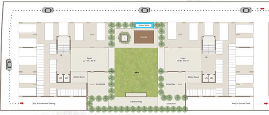 Master Plan of Seventh Spectrum Elegance in Gota, Ahmedabad - Image 83612