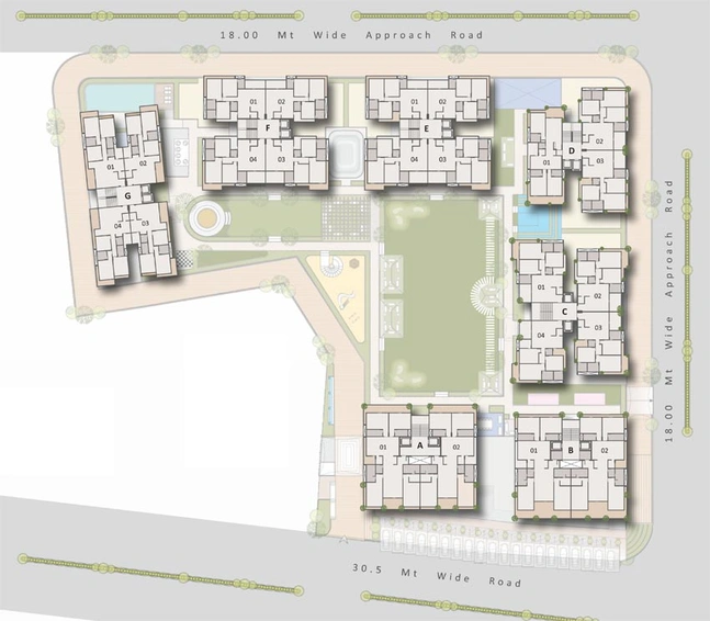 Master Plan of Samanvay Anantam in Akota, Vadodara - Image 83480