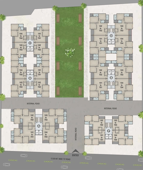 Master Plan of Vihal Aranya Spring in Vemali, Vadodara - Image 83693