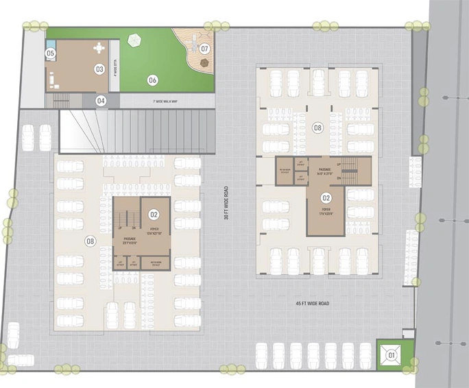 Master Plan of Dharma Emerald in Manjalpur, Vadodara - Image 83778