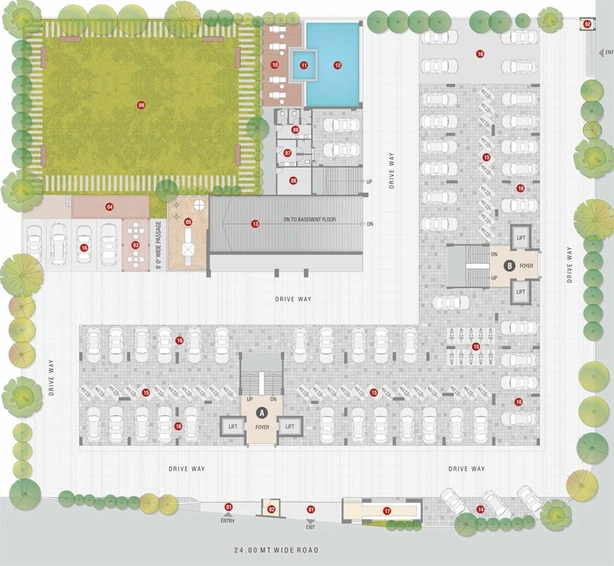 Master Plan of Sopan 55 in Bhayli Road, Vadodara - Image 83761