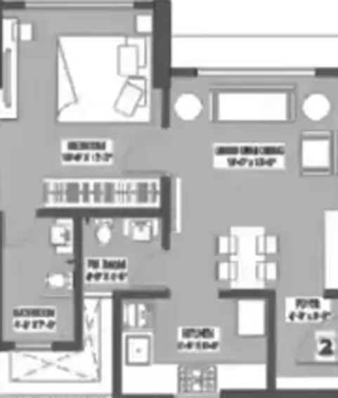 1 BHK Flat in Pittie Antariksh Ace in Bandra East, Mumbai - Image 452408