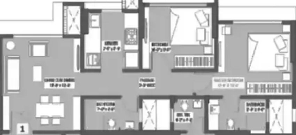 2 BHK Flat in Pittie Antariksh Ace in Bandra East, Mumbai - Image 452410