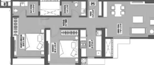 2 BHK Flat in Pittie Antariksh Ace in Bandra East, Mumbai - Image 452409