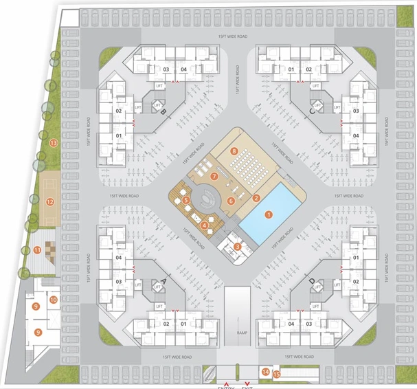 Master Plan of Rajyash Samarth Stanza in Shela, Ahmedabad - Image 83659