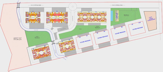 Master Plan of Majestique Towers East in Kharadi, Pune - Image 83521