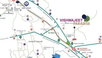 Location of GBK Vishwajeet Paradise - Image 87403