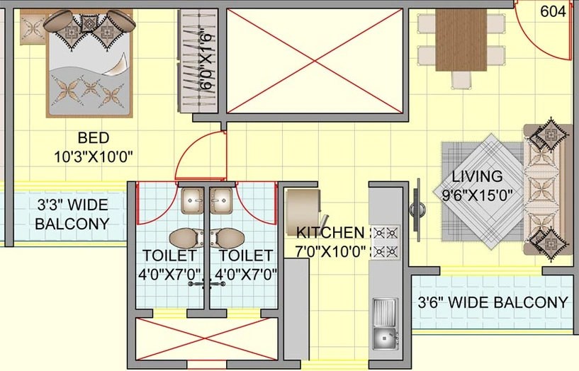 1 BHK Flat in Jewel Orient Legacy in Badlapur West, Thane - Image 650945