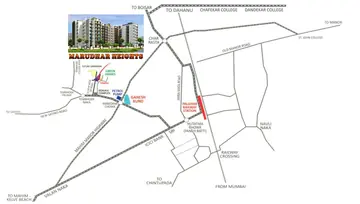 Location of Marudhar Heights - Image 91379