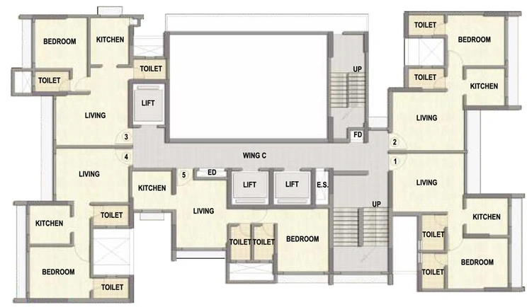 Floor Plan of Crystal Chembur High in Chembur East, Mumbai - Image 83715