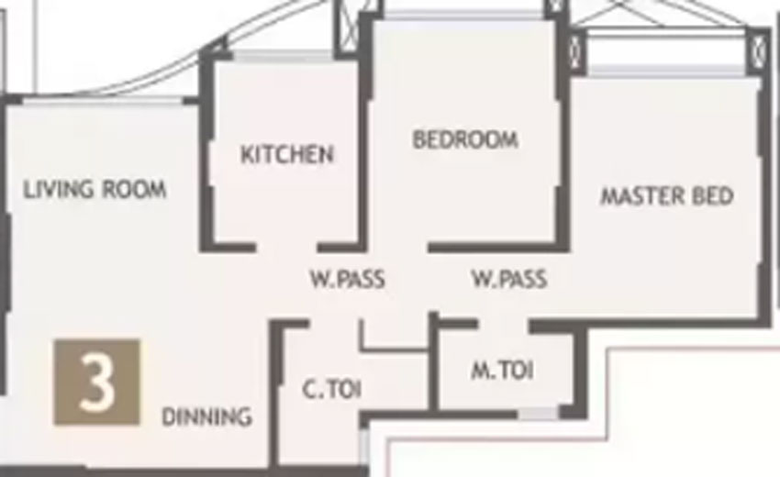 2 BHK Flat in RNA NG Royal Park in Kanjurmarg East, Mumbai - Image 452507