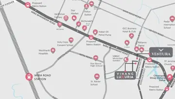 Location of Vihang Luxuria - Image 87551