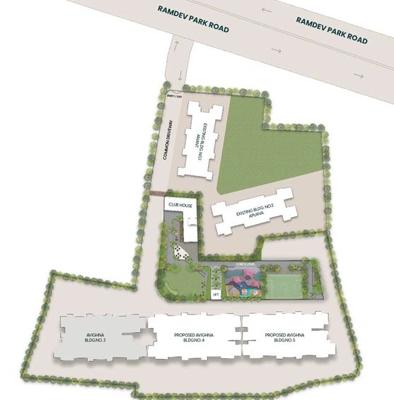 Master Plan of Avighna - Chheda Greens in Mira Road East, Thane - Image 87545