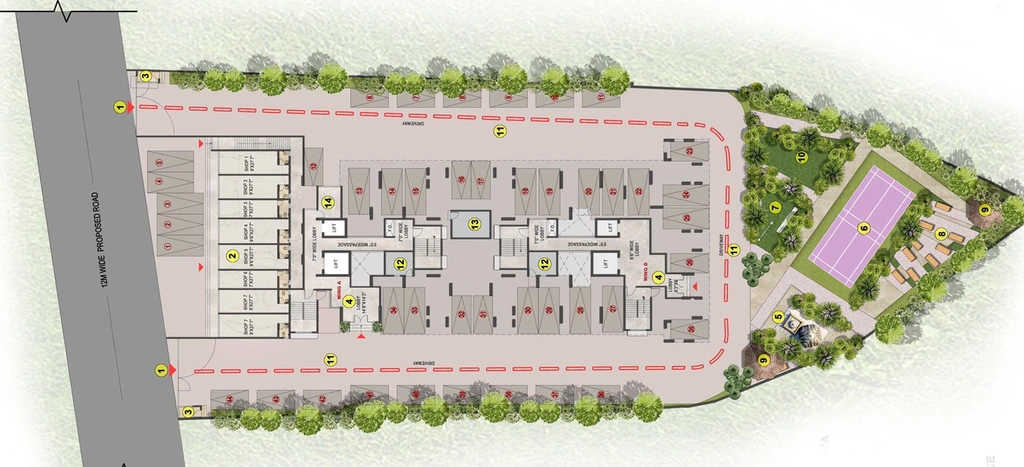 Master Plan of Unity Dream Home in Dombivli, Thane - Image 87474