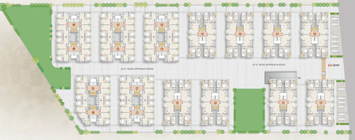 Master Plan of Raghav Shreefal Residency in Bhestan, Surat - Image 83834