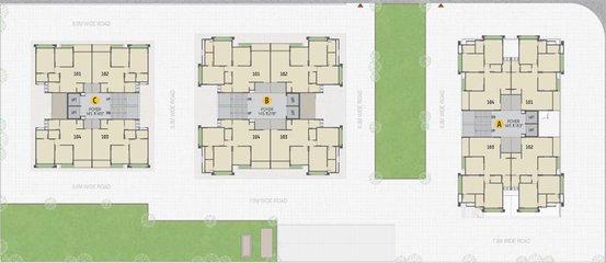 Master Plan of Mount Alaya Heights in Chharodi, Ahmedabad - Image 122918