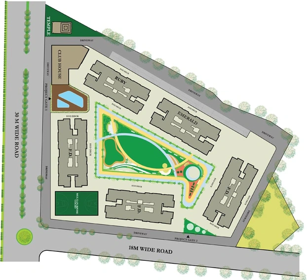 Master Plan of Regency Luxuria in Dombivli, Thane - Image 83888