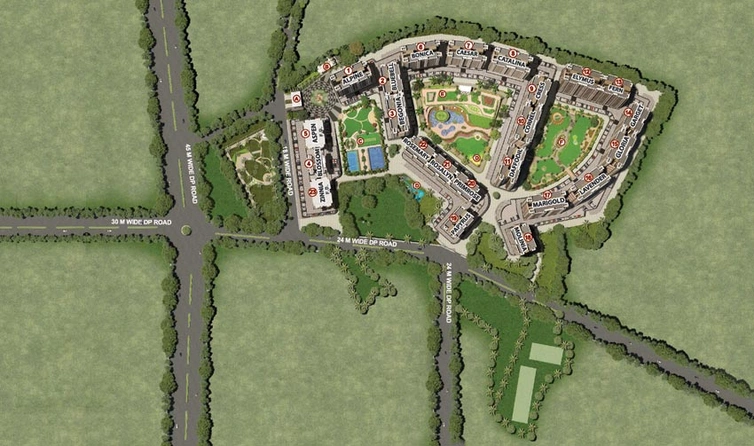 Master Plan of Regency Anantam in Dombivli, Thane - Image 87465