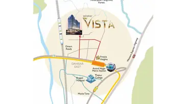 Location of Sahakar Vista - Image 84009