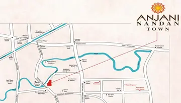 Location of Aatman Anjani Nandan Town - Image 84027