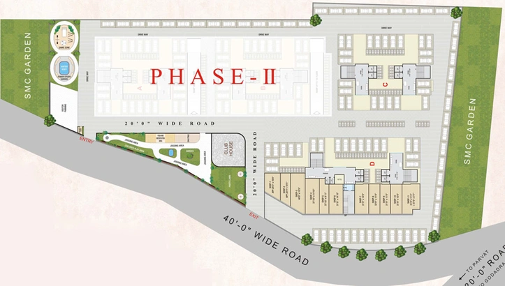 Master Plan of Aatman Anjani Nandan Town in Parvat Gam, Surat - Image 84029