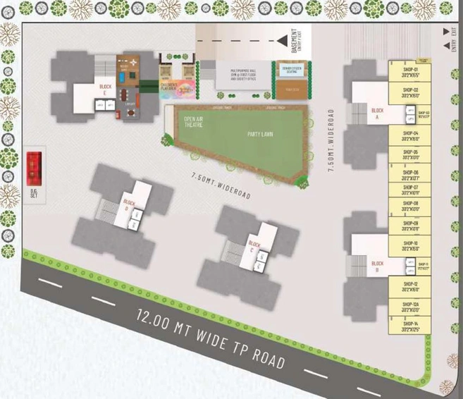 Master Plan of Laxmi Aleta in Jagatpur, Ahmedabad - Image 84021