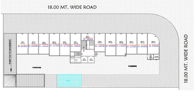 Master Plan of Shree Shakti Complex in Parvat Gam, Surat - Image 84043