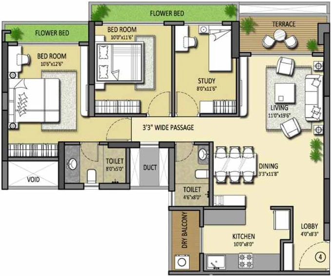 5 BHK Flat in West Metro Grande in Kalyan East, Thane - Image 650969