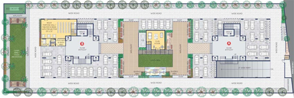 Master Plan of Nishan Divya Heights in Vaishnodevi Circle, Ahmedabad - Image 84073