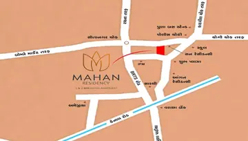 Location of Mahan Residency - Image 84117