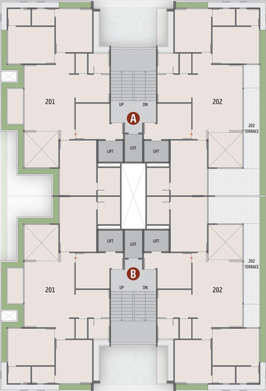Floor Plan of Ideal Imbert in Chharodi, Ahmedabad - Image 84130