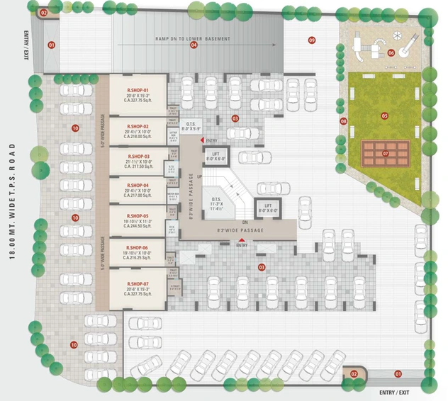 Master Plan of Shree Opera Heights in Pal Gam, Surat - Image 84139