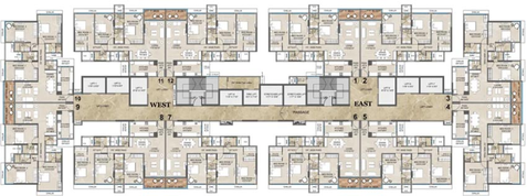 Floor Plan of Bharat Alta Vistas in Andheri West, Mumbai - Image 84209