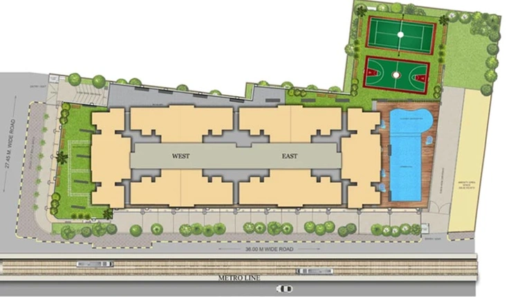 Master Plan of Bharat Alta Vistas in Andheri West, Mumbai - Image 84210