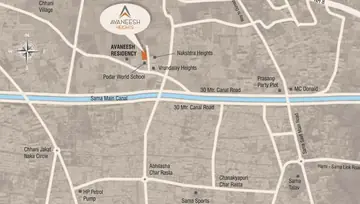 Location of Avaneesh Heights - Image 85770