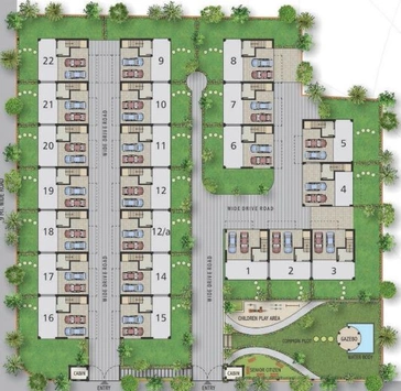 Master Plan of Shree Jaldeep Entice in Bopal, Ahmedabad - Image 89246