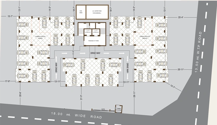 Master Plan of Dhwanit Rutu Silver in Manjalpur, Vadodara - Image 85808