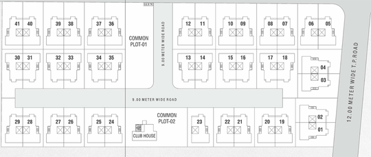 Master Plan of Florenza County in Sama Savli Road, Vadodara - Image 84258