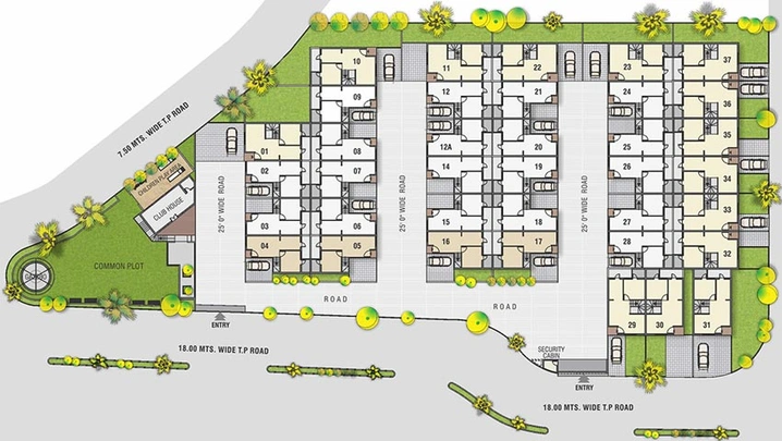 Master Plan of Shree Jaldhara 319 in Bopal, Ahmedabad - Image 89255