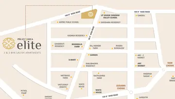 Location of Savani Prayosha Elite - Image 84269