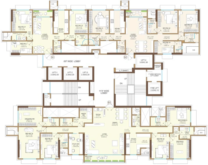 Floor Plan of Vikas 11 in Mulund West, Mumbai - Image 84908