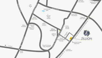 Location of Zillion Sparsh - Image 84291