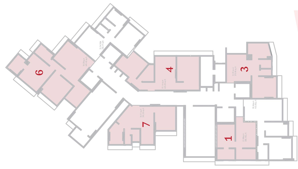 Floor Plan of Suraj Ave Maria in Dadar West, Mumbai - Image 84285